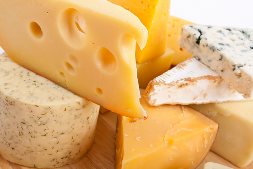 Image of a selection of cheeses